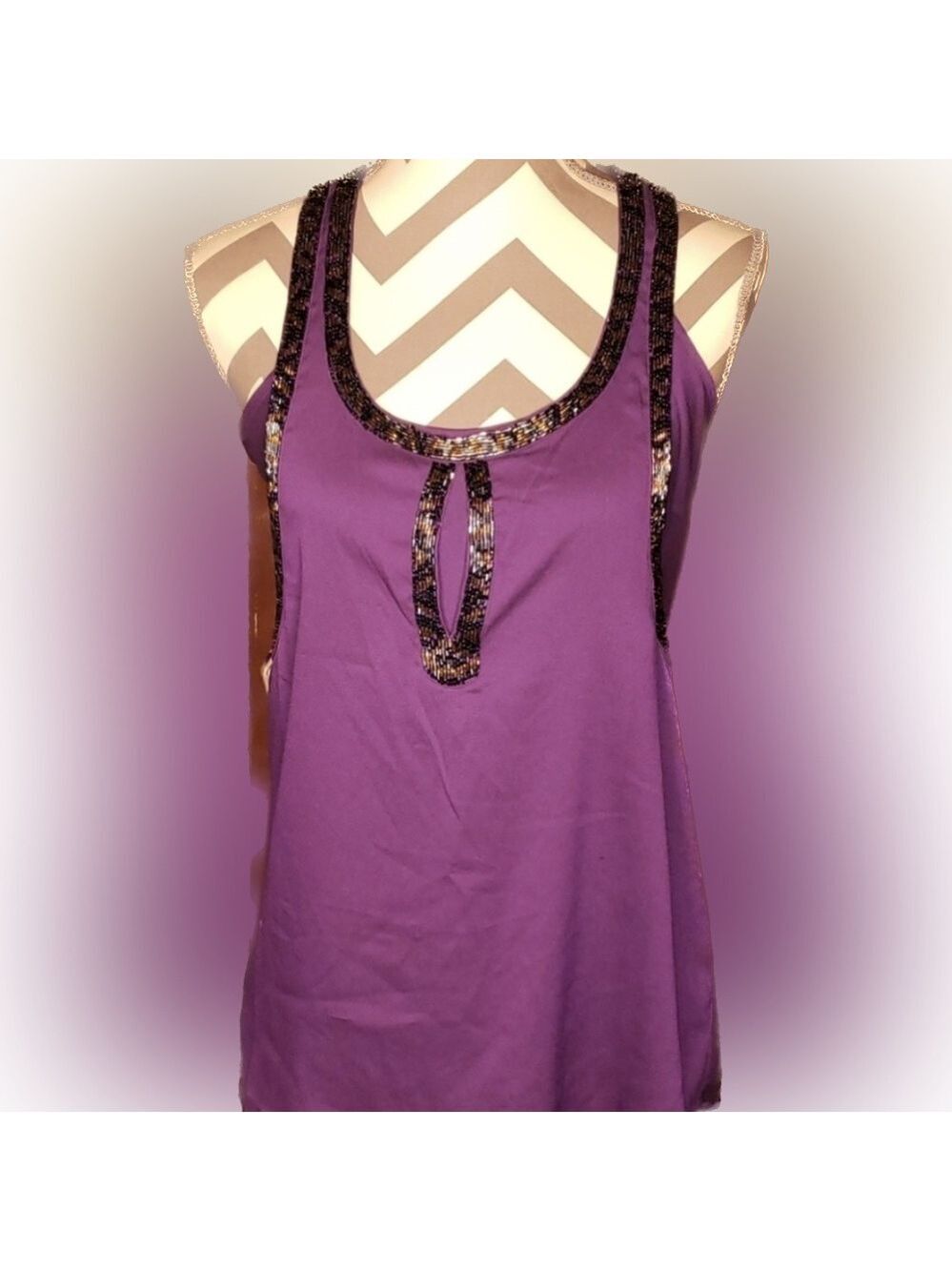- Miss Me Couture 2 Piece Beaded Tank Size Small NWT